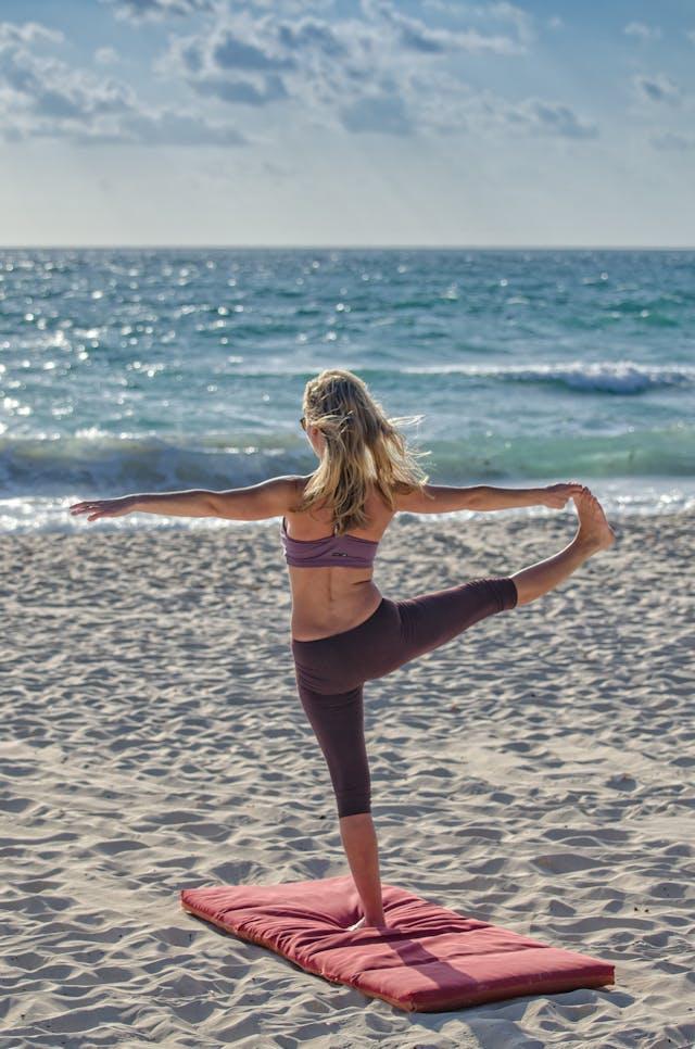 femme yoga